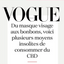 VOGUE - Du masque visage aux bonbons, voici plusieurs moyens insolites de consommer du CBD